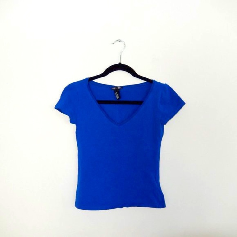 H&M T-Shirt in Royal Blue